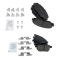 09-10 Vibe; 11-13 TC; 10-13 Matrix Ceramic Front & Rear Brake Pad Set