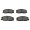 01-06 Hyundai Santa Fe; 01 XG300; 02-03 XG350 Front & Rear Premium Pois Ceramic Disc Brake Pads