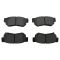 01-06 Hyundai Santa Fe; 01 XG300; 02-03 XG350 Front & Rear Premium Pois Ceramic Disc Brake Pads