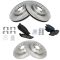 10-11 Flex, Taurus, MKS, MKT Front & Rear Ceramic Pad & Rotor Kit