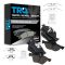 08-13 128I Front & Rear Ceramic Brake Pad Set