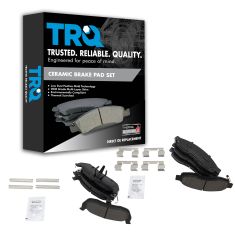 04-05 QX56; 04-05 Titan Front & Rear Ceramic Disc Brake Pads