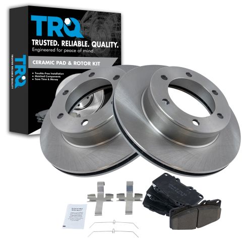 99-04 Toyota Tacoma Front Disc Brake Rotor & Premium Posi Ceramic Pads