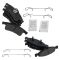 99-02 Jeep Grand Cherokee (w/ Teeves Calipers) Front & Rear Premium Posi Semi Metallic Brake Pads