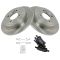 02-06 Mini Cooper Rear Disc Brake Rotor & Ceramic Pads Set