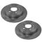 98-05 Mercedes Benz ML320 ML350 ML450 Rear Disc Brake Rotors & Premium Posi Semi Metallic Pads