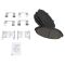 98-02 Crown Victoria; Grand Marquis; Town Car Front & Rear Ceramic Disc Brake Pad Set