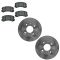 Mistubishi Lancer Front Brake Rotor & Semi Metallic Pad Kit