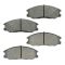 02-04 to 12-01-03 Kia Sedona Front Brake Rotor & Semi Metallic Brake Pad Kit