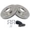 01-03 Hyundai XG300, XG350 Front Brake Rotor & Semi Metallic Brake Pad Kit