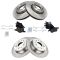 01-09 S60; 99-06 S80; 01-07 V70 Front & Rear Brake Rotor & Ceramic Pad Set