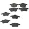 01-09 S60; 99-06 S80; 01-07 V70 Front & Rear Metallic Brake Pad Set