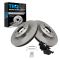 01-06 BMW 330 CI, I, XI; 07-08 Z4 Front Ceramic Brake Pad & Rotor Kit