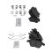 Audi, VW Multifit Front & Rear Ceramic Disc Brake Pads Kit