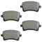 09-15 A4; 08-15 A5; 09-15 Q5 Rear Semi-Metallic Brake Pad & Rotor Kit