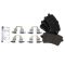 09-15 A4; 08-15 A5; 09-15 Q5 Rear Semi-Metallic Brake Pad & Rotor Kit
