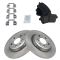 09-15 A4; 08-15 A5; 09-15 Q5 Rear Premium Posi Ceramic Brake Pad & Rotor Kit