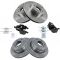 06-07 525XI; 08-10 528XI; 06-07 530XI; 08-10 535XI Front & Rear Ceramic Pad & Rotor Kit