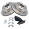 07-13 Escalade, Avalanche, 1500, Yikon Rear Ceramic Brake Pad & Rotor Kit