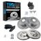 98-05 GS300; 98-00 GS400; 01-05 GS430 Front & Rear Premium Posi Ceramic Brake Pad & Rotor Kit