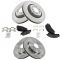 04-09 Cadillac SRX Front & Rear Ceramic Brake Pad & Rotor Kit