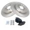 11-14 Ford Edge Rear Ceramic Brake Pad & Rotor Kit