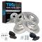 11-14 Ford Edge Front & Rear Ceramic Brake Pad & Rotor Kit