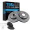 07-14 Wrangler Front Semi Metallic Brake Pad & Rotor Kit