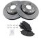 07-14 Wrangler Front Semi Metallic Brake Pad & Rotor Kit