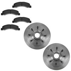 99 F350 F250 Front Metallic Pad & Rotor Kit