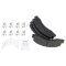 99-02 F350 2wd Dually Front Premium Posi Semi Metallic Brake Pad & Rotor Kit