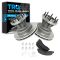 99-02 F350 2wd Dually Front Premium Posi Semi Metallic Brake Pad & Rotor Kit