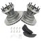 99-02 F350 2wd Dually Front Premium Posi Semi Metallic Brake Pad & Rotor Kit