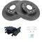 03-11 Saab Linear 9-3 Rear Brake Rotor & Ceramic Pad Kit