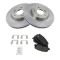 10-12 Santa Fe; 11-13 Sorento Front Brake Rotor & Premium Posi Ceramic Pad Kit