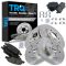 07-09 G6; 08 HHR Front & Rear Ceramic Brake Pad & Rotor Kit