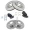 09-10 TSX; 08-11 Accord Front & Rear Premium Posi Ceramic Brake Pad & Rotor Kit