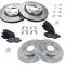 2004 Pontiac Grand Prix GT Front & Rear Ceramic Brake Pad & Rotor Kit