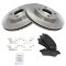 11-16 Ford Fiesta Front Posi Ceramic Brake Pad & Rotor Set