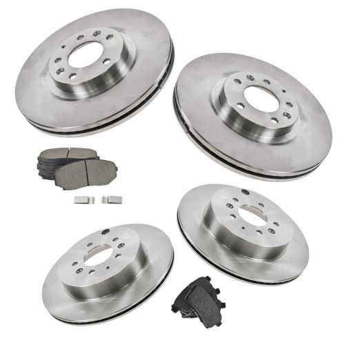 Rear Ceramic Brake Pads & Rotors Kit for 2007-2015 Mazda 5