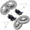 12-16 Ford Focus Front & Rear Premium Posi Ceramic Pad & Rotor Kit