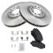 13-15 Dodge Dart; Front Posi Ceramic Brake Pad & Rotor Kit