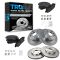 95-97 Toyota Avalon Front & Rear Premium Posi Ceramic Disc Brake Pad & Rotor Kit