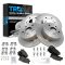 12-15 Camry, ES350, Avalon Front & Rear Premium Posi Ceramic Pad & Rotor Kit