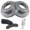 00-16 Chevy 2500HD, 3500HD Front Metallic Brake Pad & Rotor Kit