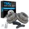 00-16 Chevy 2500HD, 3500HD Rear Metallic Brake Pad & Rotor Kit