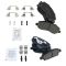 07-15 Jeep Dodge Chrysler Front & Rear Posi Ceramic Pad Kit