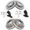 Metallic2002-05 Trailblazer Envoy Ascender Metallic Brake Pad & Rotor Kit Front & Rear