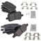 04-12 GM Fwd Front & Rear Premium Posi Metallic Disc Brake Pad Kit