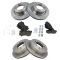 07-13 Tundra Front & Rear Ceramic Brake Pad & Rotor Kit